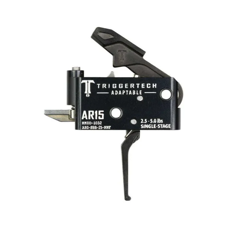 AR15 SINGLE-STAGE ADAPTABLE TRIGGERS AR15 SINGLE-STAGE ADAPTABLE FLAT TRIGGER PVD BLACK