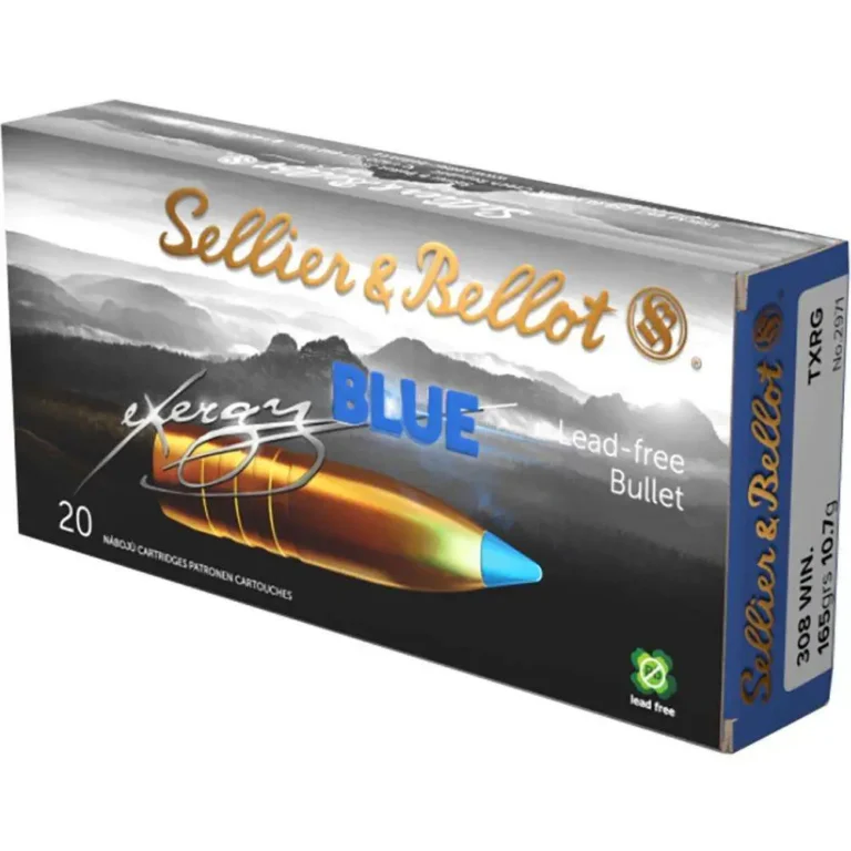Sellier & Bellot AMMO 308 WIN 165 EXERGY BLUE 20/BX Sellier & Bellot AMMO 308 WIN 165 EXERGY BLUE 20/BX