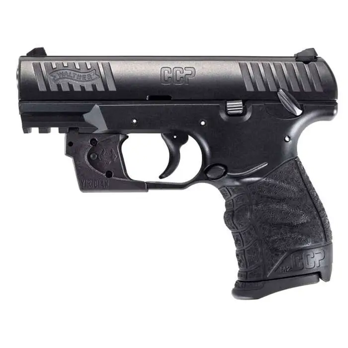 Walther Arms 5080500VRL CCP M2 9mm Luger 3.54″ 8+1 Black Cerakote Black Polymer