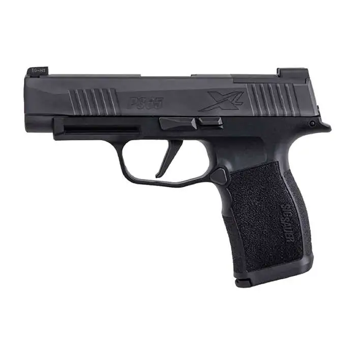 Sig Sauer 365XL9BXR3 P365 XL 9mm Luger 3.70″ 12+1 (2) Black Frame Black Nitron Stainless Steel Slide Black Polymer Grip No Manual