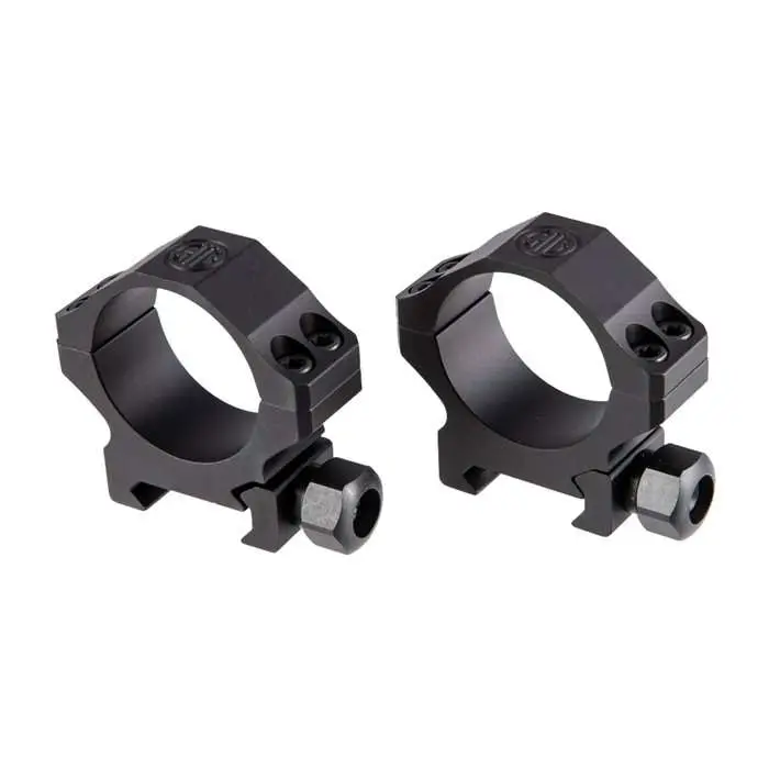 Sig Sauer Electro-Optics SOA10011 Alpha1 Tactical 30mm Ring Set Low Aluminum Bla