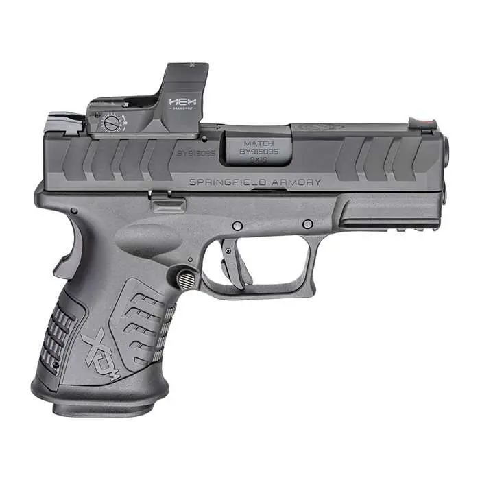 Springfield Armory XD-M Elite Compact OSP HEX Dragonfly 9mm Pistol – Blue/Black, 3.8″ Barrel, 14+1 Rounds, Polymer Grips, 3-Dot Sights Springfield Armory XD-M Elite Compact OSP HEX Dragonfly 9mm Pistol – Blue/Black, 3.8″ Barrel, 14+1 Rounds, Polymer Grips, 3-Dot Sights