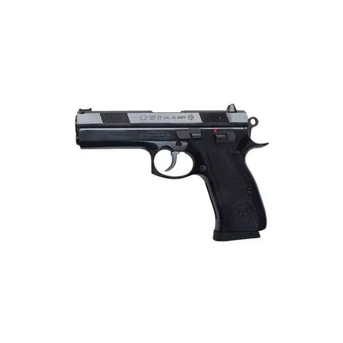 CZ 01411 CZ 97  45 ACP 4.80″ 10+1 Black Black Aluminum Grip