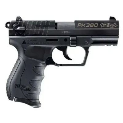 Walther Arms 5050308 PK380  380 ACP 3.66″ 8+1 Black Black Polymer Grip