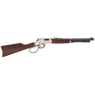 Henry H006CR Big Boy Carbine 45 Colt (LC) 7+1 16.50″ Polished Brass American Wal