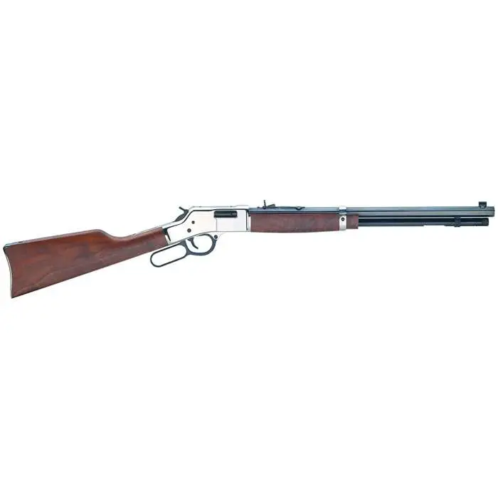 Henry H006MS Big Boy Silver 357 Mag 10+1 20″ Silver American Walnut Right Hand Henry H006MS Big Boy Silver 357 Mag 10+1 20″ Silver American Walnut Right Hand