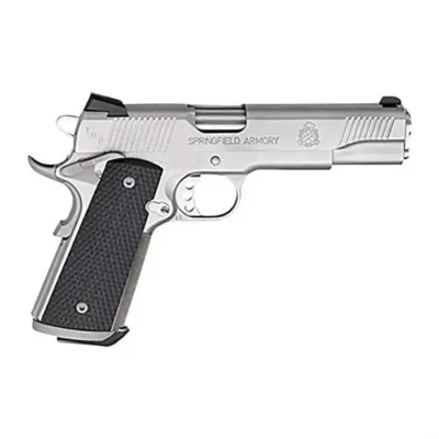 Springfield Armory PC9107L18 1911 TRP 45 ACP 5″ 7+1 Stainless Steel Black G10 Gr