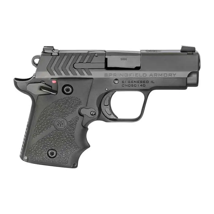 Springfield Armory PG9119H 911  9mm Luger 2.70″ 6+1 7+1 Black Hardcoat Anodized