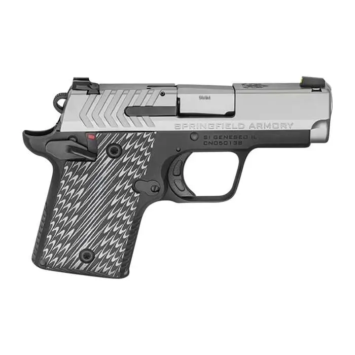 Springfield Armory PG9119S 911  9mm Luger 2.70″ 6+1 7+1 Black Hardcoat Anodized
