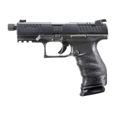 Walther Arms 2846934 PPQ M2 Q4 Tactical 9mm Luger 4.60″ TB 15+1 Black Black Teni