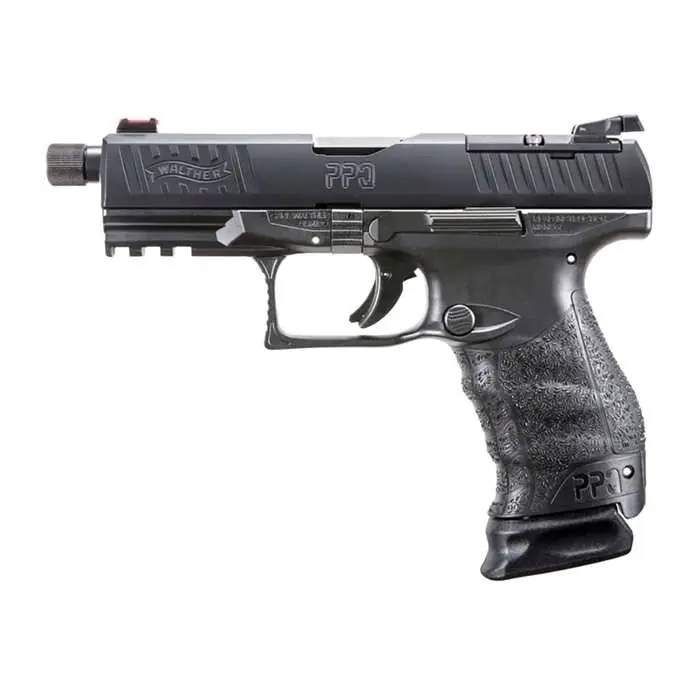 Walther Arms 2846934 PPQ M2 Q4 Tactical 9mm Luger 4.60″ TB 15+1 Black Black Teni