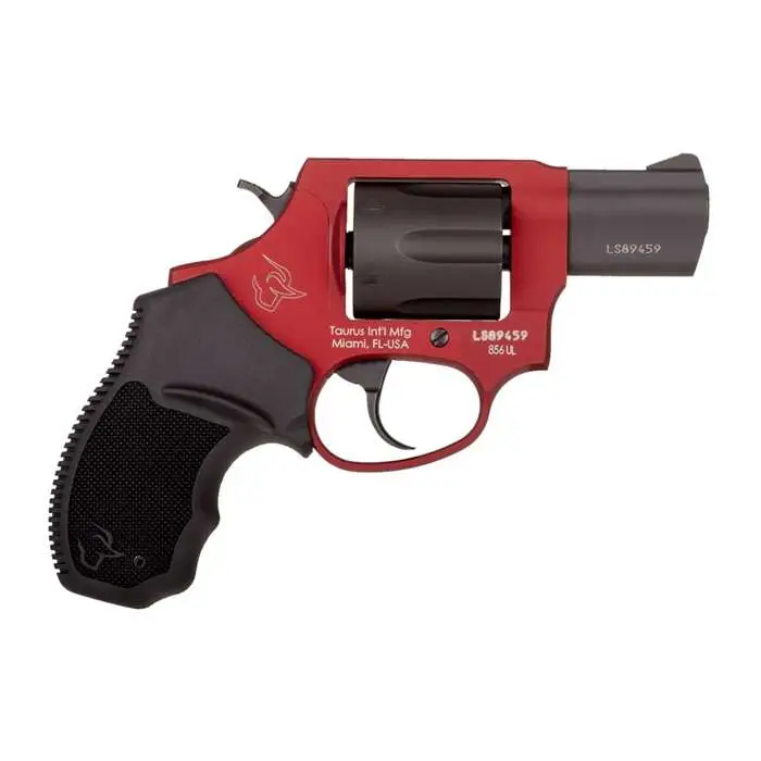 Taurus 2856021ULC13 856 Ultra-Lite 38 Special 6 Round 2" Matte Black/Burned Oran