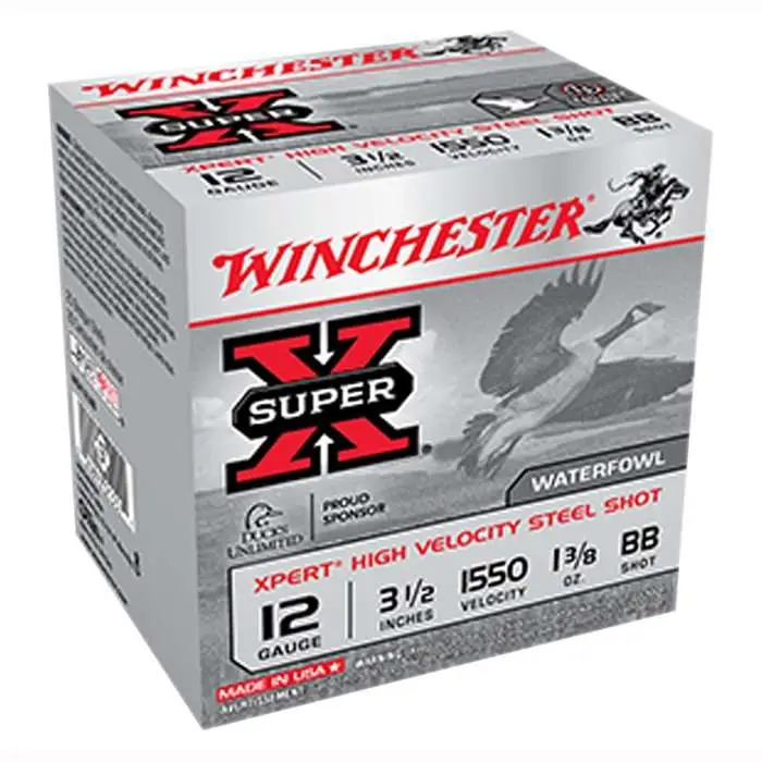 Winchester Ammo WEX12LBBVP Super X Xpert High Velocity 12 Gauge 3.50″ 1 3/8 oz B Winchester Ammo WEX12LBBVP Super X Xpert High Velocity 12 Gauge 3.50″ 1 3/8 oz B