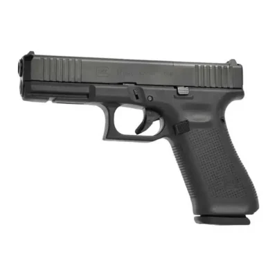 Glock PA175S203 G17 Gen 5  9mm Luger 4.49″ 17+1 Black nDLC Front Serration
