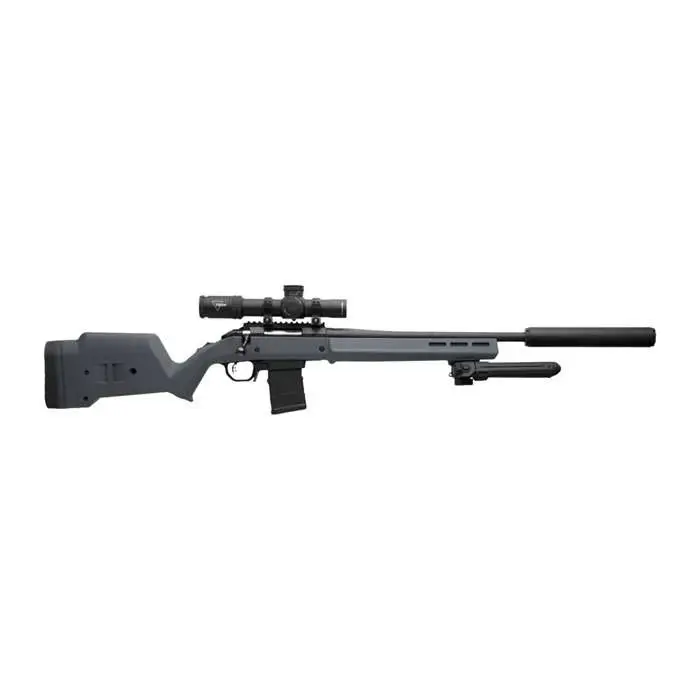 HUNTER AMERICAN STOCK W/ STANAG MAGAZINE WELL HUNTER AMERICAN STOCK STANAG MAGAZINE WELL GRAY