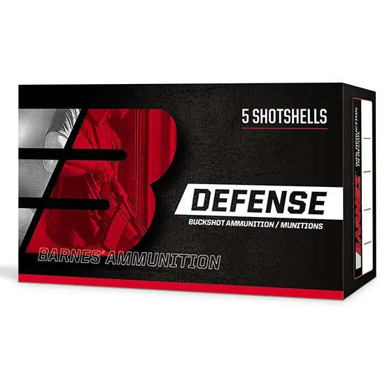 Barnes Bullets 32011 Defense 12Gauge 3″ 15Pellets 00Buck Shot 5 Per Box/20 Case Barnes Bullets 32011 Defense 12Gauge 3″ 15Pellets 00Buck Shot 5 Per Box/20 Case