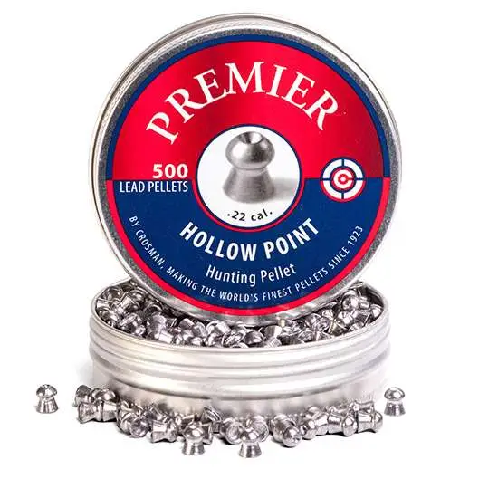 Crosman LHP22 Premier 22 Pellets .22 Pellet Lead Domed Pellet 500 Per Tin Crosman LHP22 Premier 22 Pellets .22 Pellet Lead Domed Pellet 500 Per Tin
