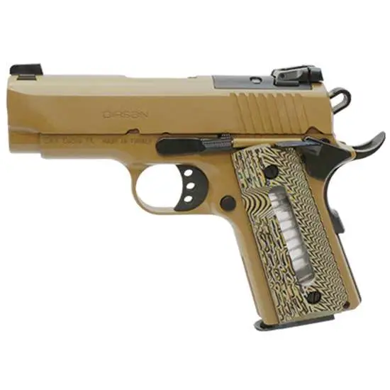 EAA 390034 Girsan MC1911 Ultimate 45 ACP 3.40″ 6+1 Flat Dark Earth G10 w Capacit EAA 390034 Girsan MC1911 Ultimate 45 ACP 3.40″ 6+1 Flat Dark Earth G10 w Capacit