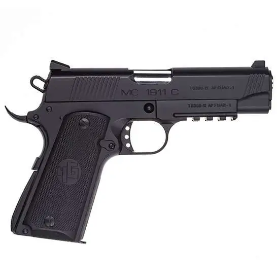 EAA 390070 Girsan MC1911 Commander 45 ACP 4.40″ 8+1 Black Black Checkered Polyme EAA 390070 Girsan MC1911 Commander 45 ACP 4.40″ 8+1 Black Black Checkered Polyme