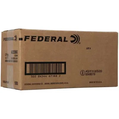 Federal AE223BKX American Eagle 223 Rem 55 gr Full Metal Jacket Boat-Tail (FMJBT) 1000 Bx/ 1 Cs (Sold by Case)