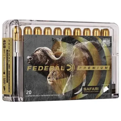 FEDERAL 458 LOTT 500GR TROPHY BONDED SLEDGEHAMMER AMMO 20RD