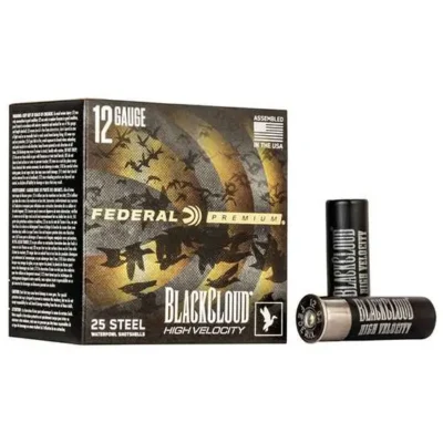 Federal PWBX1431 Black Cloud FS Steel High Velocity 12 Gauge 3″ 1 1/8 oz 1 Shot