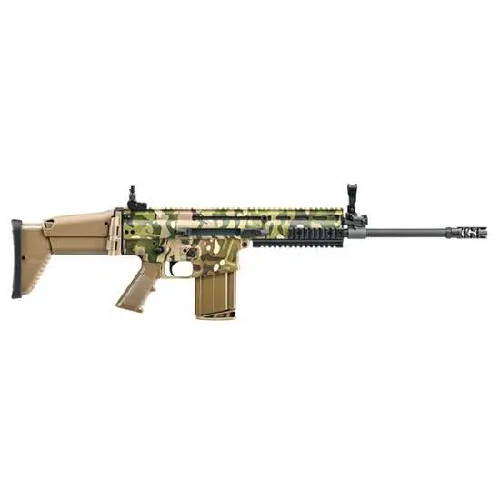FN Scar 17 Multicam - 16" - TAN - Semi Auto - 308