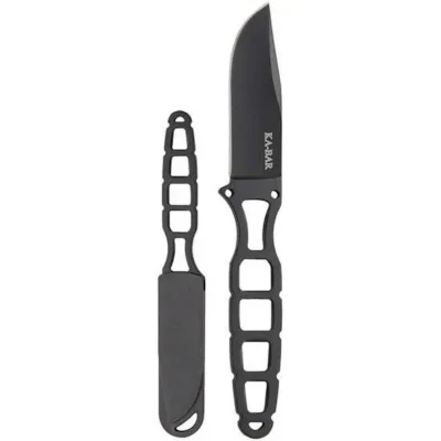 Ka-Bar 1118BP Skeleton  2.50″ Clip Point Plain 5Cr15 Stainless Handle Fixed W/Sh