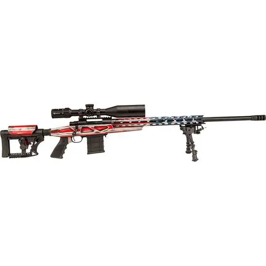 Howa HCRA73107USK American Flag Chassis 308 Win,7.62 NATO 24″ 10+1 Blued America