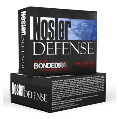 Nosler 39645 Defense  45 ACP 230 gr Jacketed Hollow Point (JHP) 20 Bx/ 10 Cs