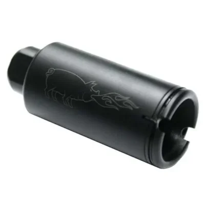 Noveske 5000518 KX3  7.62mm Flash Suppressor 5/8″-24 tpi Black Phosphate Steel