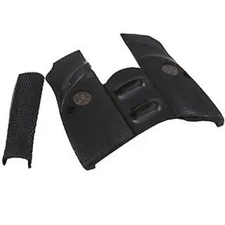 Pachmayr 05043 Signature w/Backstrap Pistol Grip Taurus 92/99 Black Rubber