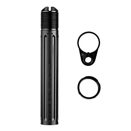 Primary Weapons Systems, Enhanced Buffer Tube, Fits AR-15, Mil-Spec Receiver Extension, 6 Position, Ambidextrous Push Button Sling Points, Black Primary Weapons Systems, Enhanced Buffer Tube, Fits AR-15, Mil-Spec Receiver Extension, 6 Position, Ambidextrous Push Button Sling Points, Black