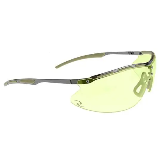 Radians CSB1014BX Bravo Glasses Eye Protection Silver Metal Frame Polycarbonate Radians CSB1014BX Bravo Glasses Eye Protection Silver Metal Frame Polycarbonate
