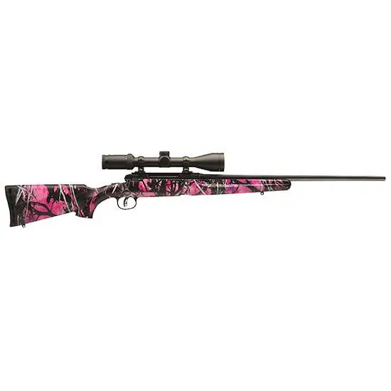 Savage 57272 Axis XP Compact 243 Win 4+1 20″ Muddy Girl Matte Black Right Youth/ Savage 57272 Axis XP Compact 243 Win 4+1 20″ Muddy Girl Matte Black Right Youth/