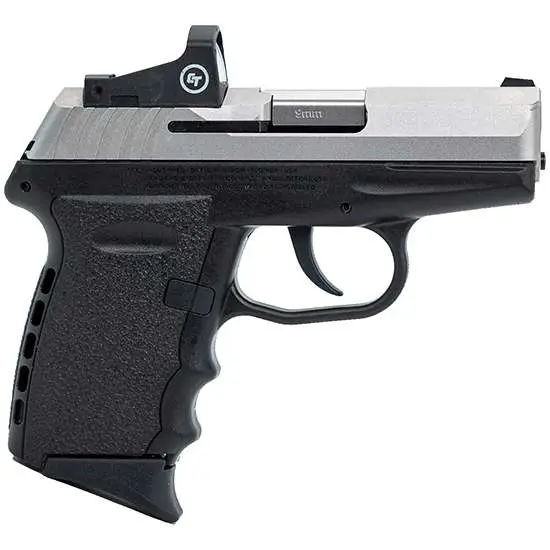 SCCY Industries CPX-2TTRDDE CPX-2 RD DAO 9mm Luger 3.10″ 10+1 Stainless Slide Bl