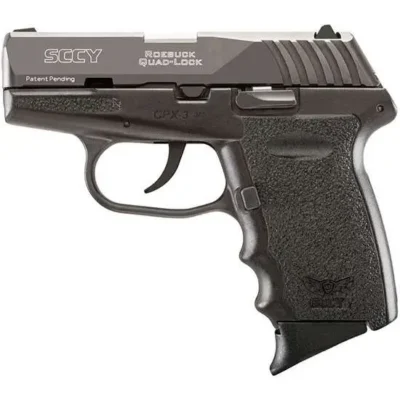 SCCY Industries CPX3CB CPX-3 Carbon 380 ACP 2.96″ 10+1 Black Black Polymer Grip
