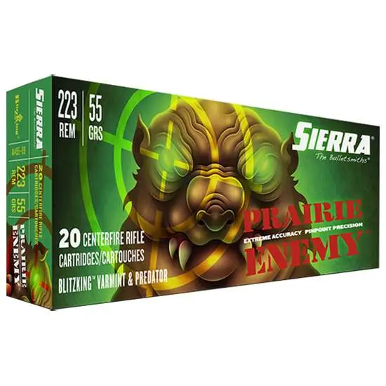 Sierra A145509 GameChanger 223 Rem 55 gr Sierra BlitzKing 20 Bx/ 10 Cs Sierra A145509 GameChanger 223 Rem 55 gr Sierra BlitzKing 20 Bx/ 10 Cs