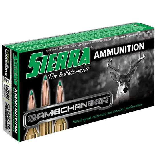 Sierra A411004 GameChanger 6mm Creedmoor 100 gr Tipped GameKing 20 Bx/ 10 Cs Sierra A411004 GameChanger 6mm Creedmoor 100 gr Tipped GameKing 20 Bx/ 10 Cs