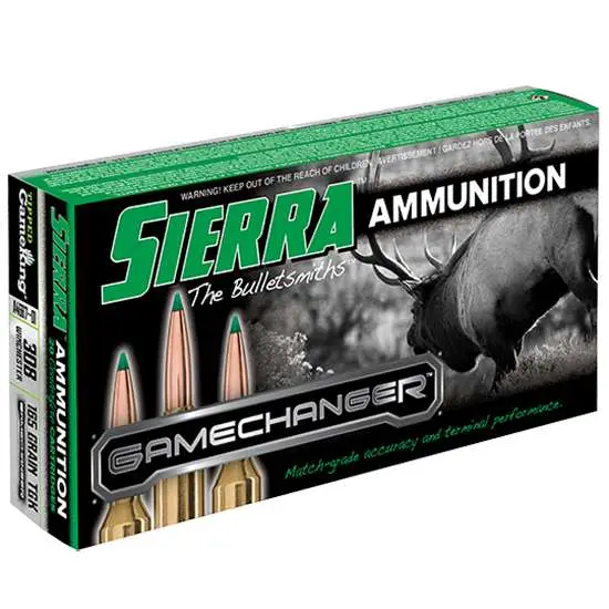 Sierra A466701 GameChanger 308 Win 165 gr Tipped GameKing 20 Bx/ 10 Cs Sierra A466701 GameChanger 308 Win 165 gr Tipped GameKing 20 Bx/ 10 Cs