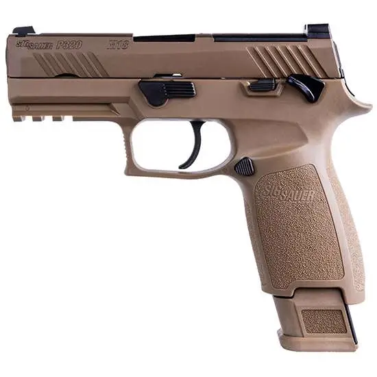Sig Sauer 320CA9M18BS10 P320 M18 9mm Luger 3.90″ 10+1 Coyote PVD Coyote Polymer