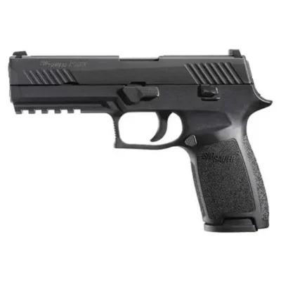 Sig Sauer 320F9B P320 Full Size 9mm Luger 4.70″ 17+1 Black Black Polymer Grip