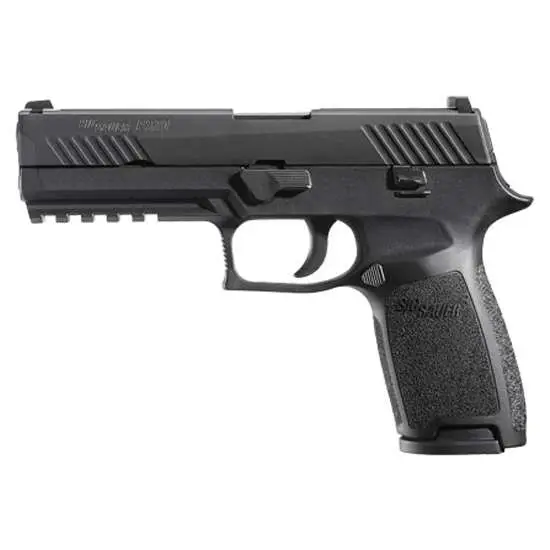 Sig Sauer 320F9B P320 Full Size 9mm Luger 4.70″ 17+1 Black Black Polymer Grip