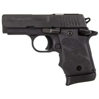Sig Sauer 9398SAS2B P938 SAS 9mm Luger 3″ 7+1 Black Nitron Stainless Steel Black