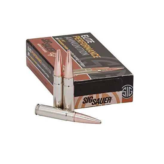 Sig Sauer E243V120 Elite Hunting Varmint & Predator 243 Win 55 gr Full Metal Jac