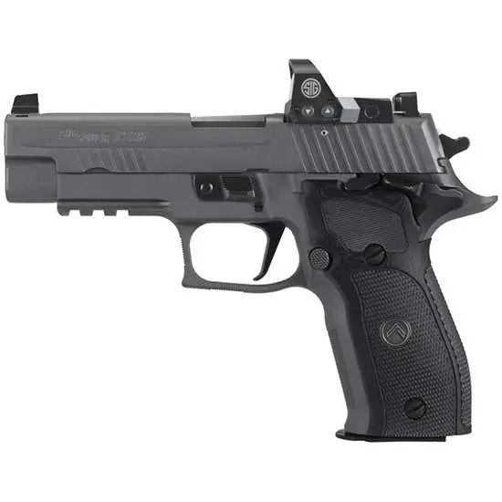 Sig Sauer E26R9LEGIONSAORXP P226 Legion RXP Full Size Frame SAO 9mm Luger 15+1, 4.40″ Black Carbon Steel Barrel, Legion Gray Cerakote Serrated Stainless Steel Slide, Legion Gray Cerakote Aluminum Frame w/Beavertail & Picatinny Rail,Black G10 w/Legion Meda Sig Sauer E26R9LEGIONSAORXP P226 Legion RXP Full Size Frame SAO 9mm Luger 15+1, 4.40″ Black Carbon Steel Barrel, Legion Gray Cerakote Serrated Stainless Steel Slide, Legion Gray Cerakote Aluminum Frame w/Beavertail & Picatinny Rail,Black G10 w/Legion Meda