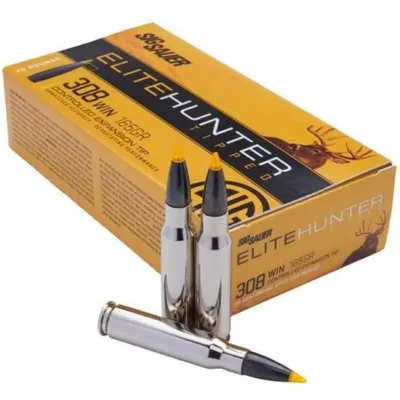 Sig Sauer E308TH220 Elite Hunter Tipped  308 Win 165 gr Controlled Expansion Tip