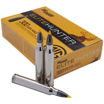 Sig Sauer E3WMMTH320 Elite Hunter Tipped  300 Win Mag 180 gr Controlled Expansio