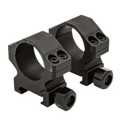 Sig Sauer Electro-Optics SOA10021 Alpha1 Tactical 1″ Ring Set High Aluminum Blac