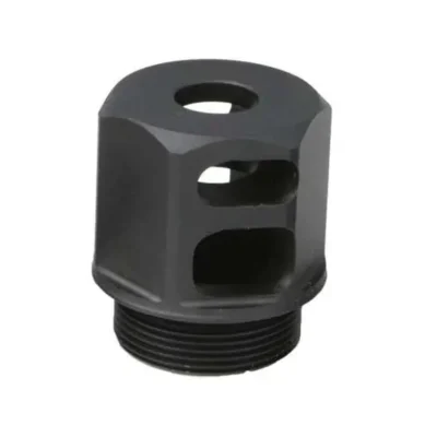 Sig Sauer SRD76258X24B Muzzle Brake  7.62mm 5/8″-24 tpi Black Steel